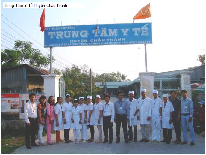 Trung Tâm Y Tế Huyện Châu Thành