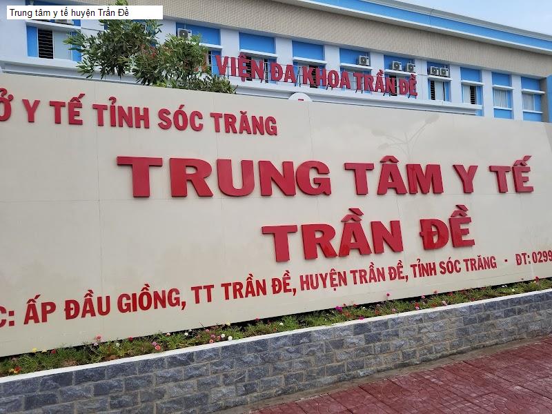 Trung tâm y tế huyện Trần Đề